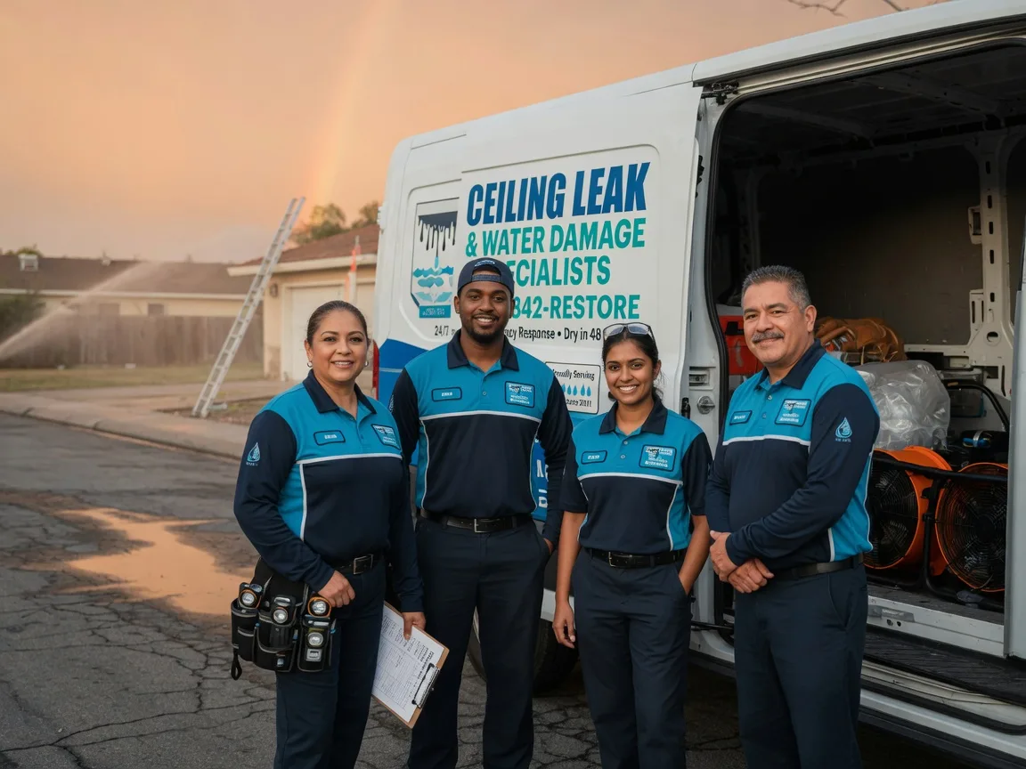Ceiling Leak Cleanup company in Ashley, OH