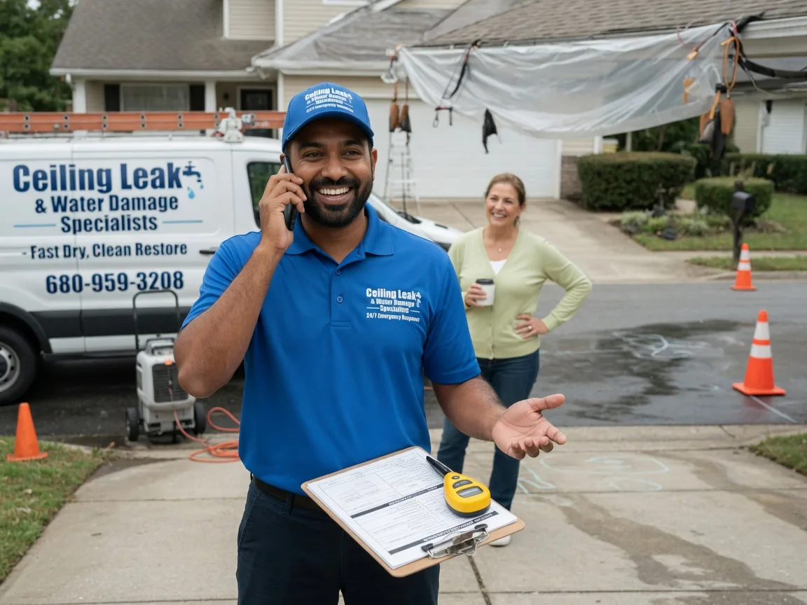 Ceiling Leak Cleanup Ashley, OH FAQs