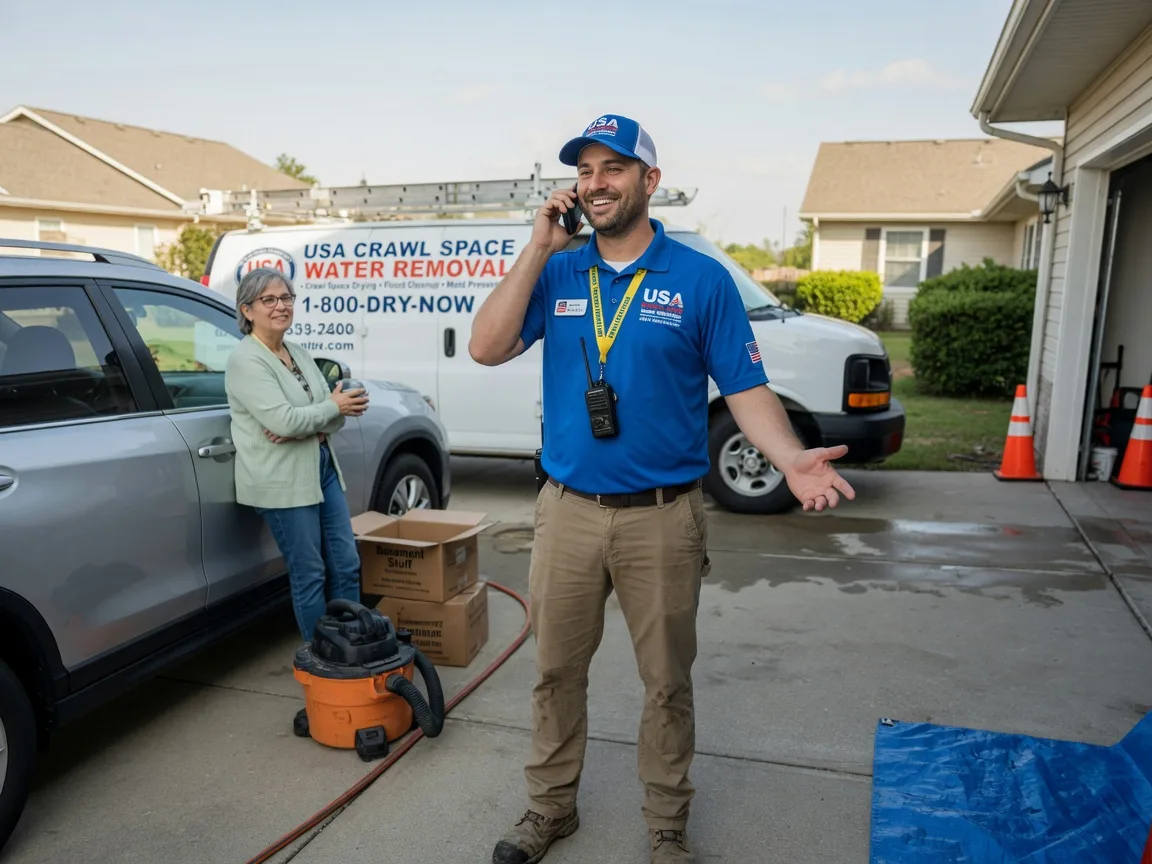 Crawl Space Water Removal Ashley, OH FAQs